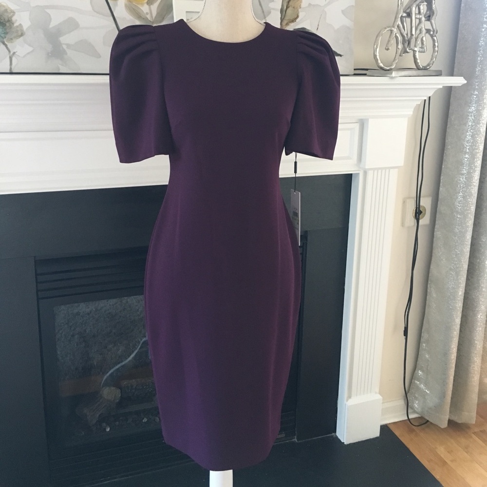 Calvin Klein Eggplant Color Elegant Dress